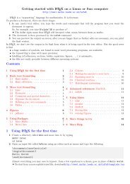 Guide to using LaTeX on a Linux machine - University of Leeds