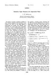 Saturation Vapor Pressures over Supercooled Water