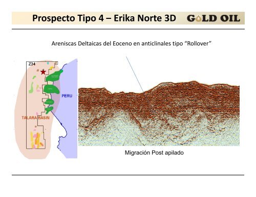 Resultados preliminares de la Adquisición Sísmica Marina ... - Gold Oil