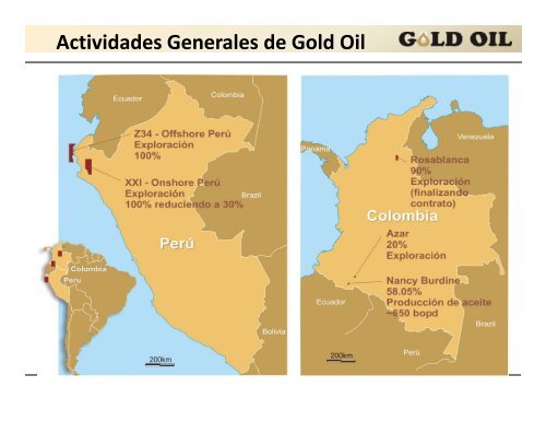 Resultados preliminares de la Adquisición Sísmica Marina ... - Gold Oil