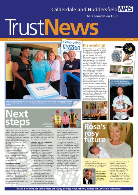Next Steps Calderdale And Huddersfield Nhs Foundation Trust