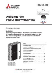 AuÃengerÃ¤te PUHZ-HRPâ¢VHA/YHA ... - ATC Trend