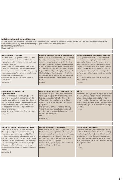 Printvenligt program - SkoleIntra