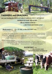 FARMERS and GRAZIERS, - Biodynamic Agriculture Australia