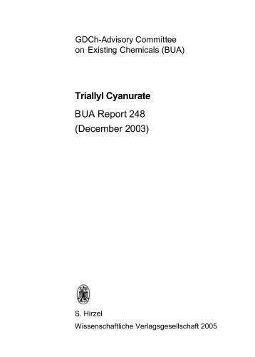 Triallyl Cyanurate B UA Report 2 (December 2003) 48