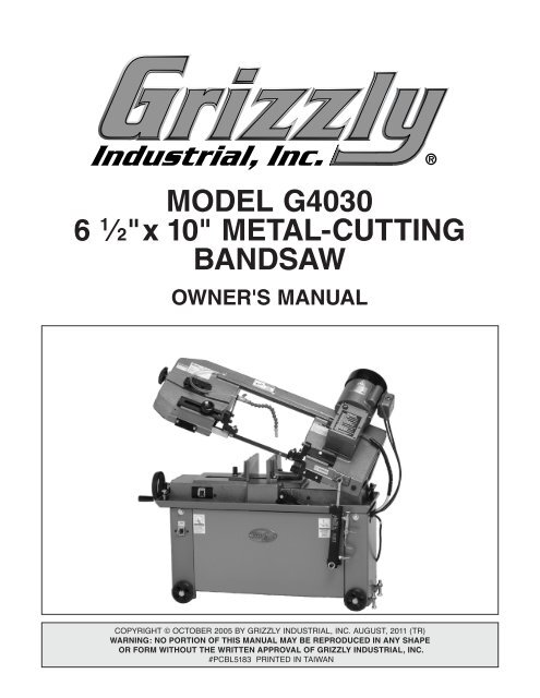 Grizzly horizontal band saw deals