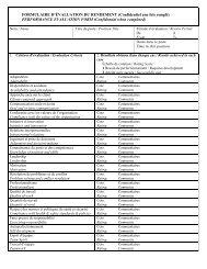 PERFORMANCE EVALUATION FORM (Confidential when ... - Impact