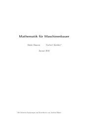 Mathematik fÃ¼r Maschinenbauer