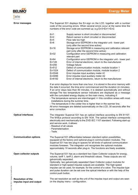 Technical Databook - Belimo Actuators (Shanghai)