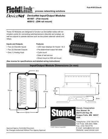 DeviceNet IO Module.qxd - StoneL