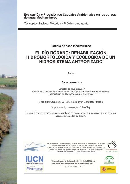 el río ródano: rehabilitación hidromorfológica y ecológica de un ...