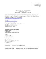 Fast Flux PDP WG Teleconference ... - GNSO - icann