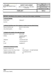 SAFETY DATA SHEET TADELAKT SOCLI