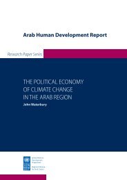 The Political Economy of Climate Change in Arab Countries