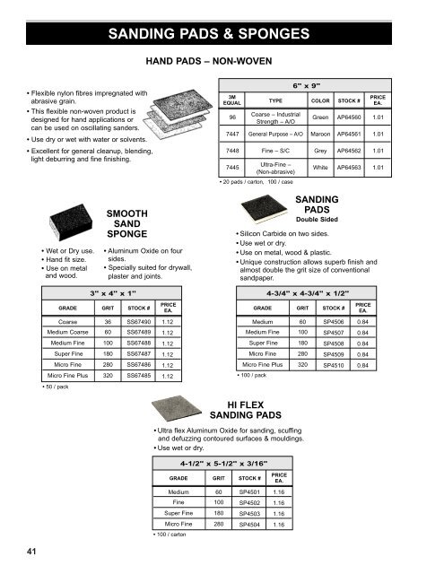 coated abrasives - Electronic Fasteners Inc