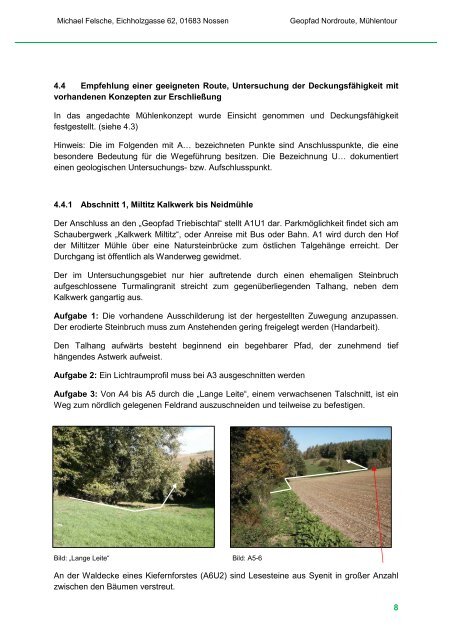 Vollversion der Facharbeit im Format PDF - Nossen Bergbau Gersdorf