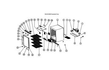 BCA5102SS Exploded View - Avanti Products