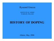 The History of Doping (PDF)