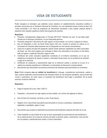 TrÃ¡mite Visa de Estudiante - ORI