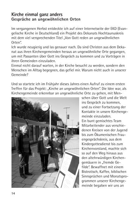 Gemeindebrief - Evangelische Kirchengemeinde Herrsching ...