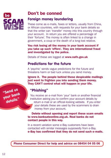 Scam Wise - Torbay Council