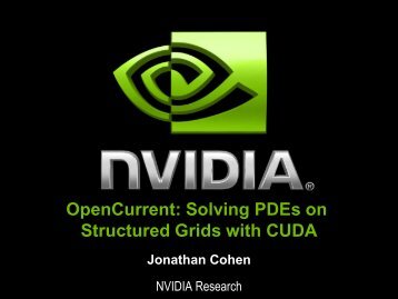 Opencurrent: Solving Pdes on Structured Grids with CUDA