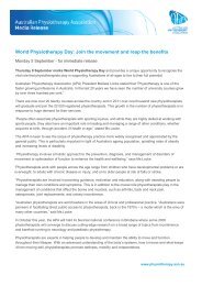 Download a full copy of the press release - World Confederation for ...