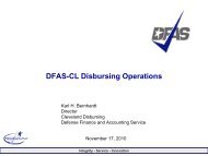 Accountability in Disbursing Operations - AGA Cleveland Chapter