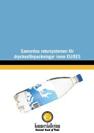 Samordna retursystemen för dryckesförpackningar inom EU/EES