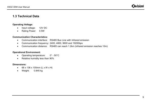 XSDZ-3DM User Manual - Y3k.com