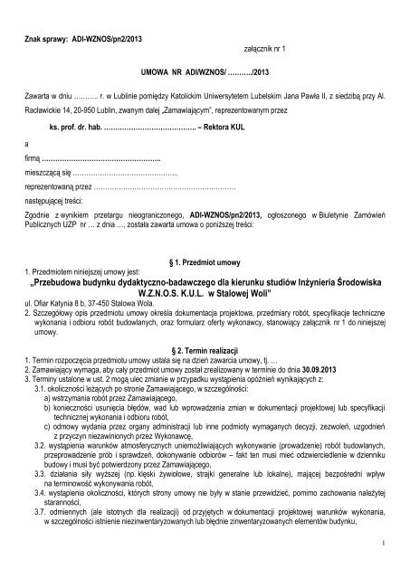Załącznik nr 1 wzór umowy.pdf - Lublin