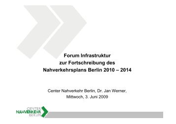 Werner_CNB Vortrag Ziele - Center Nahverkehr Berlin