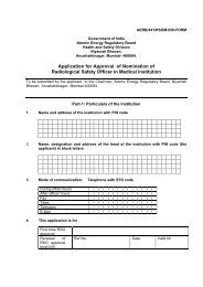 AERB/441/RSOM-II/III-FORM - Atomic Energy Regulatory Board