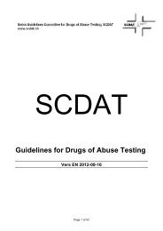 Guidelines for Drugs of Abuse Testing vers 2012 - Brenneisen