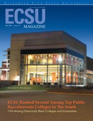 ECSU Ranked Second Among Top Public Baccalaureate Colleges ...