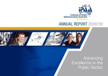 2008-2009 - IPAA WA - Institute of Public Administration Australia