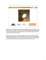 CRI 95 PAR 38 Reference Design - The LED Light Site - OSRAM ...