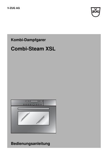 Combi-Steam XSL - V-ZUG Ltd