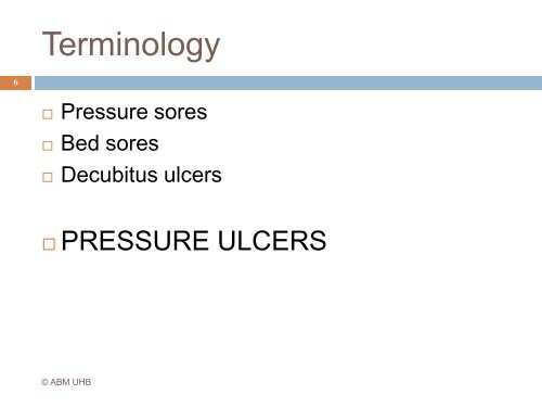 Pressure Ulcer prevention - Sikker Patient