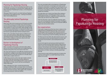 Planning for Papakainga Housing - Whangarei District Council
