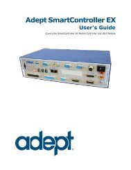 Adept SmartController EX User's Guide - Adept Technology, Inc.