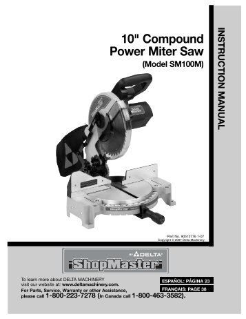 10" Compound Power Miter Saw