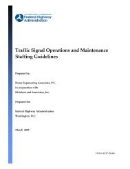 Traffic Signal Operations and Maintenance Staffing Guidelines