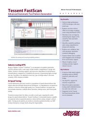 Tessent FastScan: Advanced ATPG - Europractice