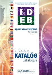 KATALÃG - IDEB â MEDZINÃRODNÃ VEÄ½TRH OBRANNEJ ...