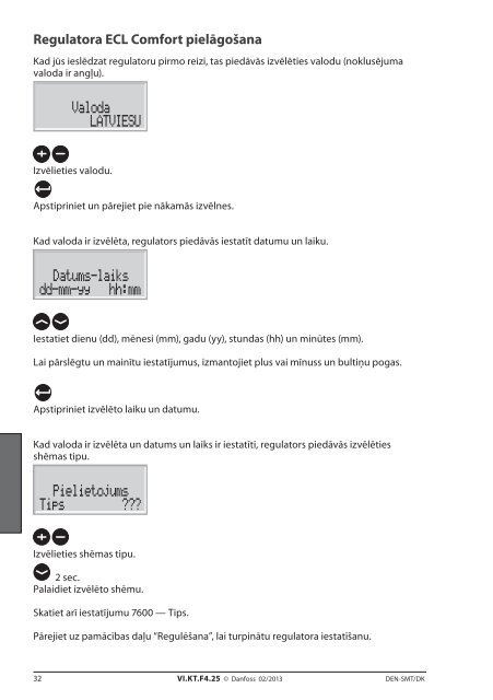 ECL Comfort 110, appl. 116, version 1.08 - Danfoss apkures portÄls