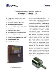 MONITEK model AS3 – AT3 (* pdf) - DENWEL, spol. s ro