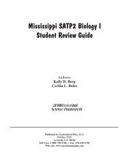 Mississippi SATP2 Biology I Student Review Guide - Enrichment Plus