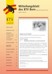 BTVinfo 2/2009 - BTV Bern