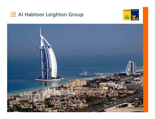 Al Habtoor Leighton Group - Presentation to Investors (PDF - 1.2 MB)